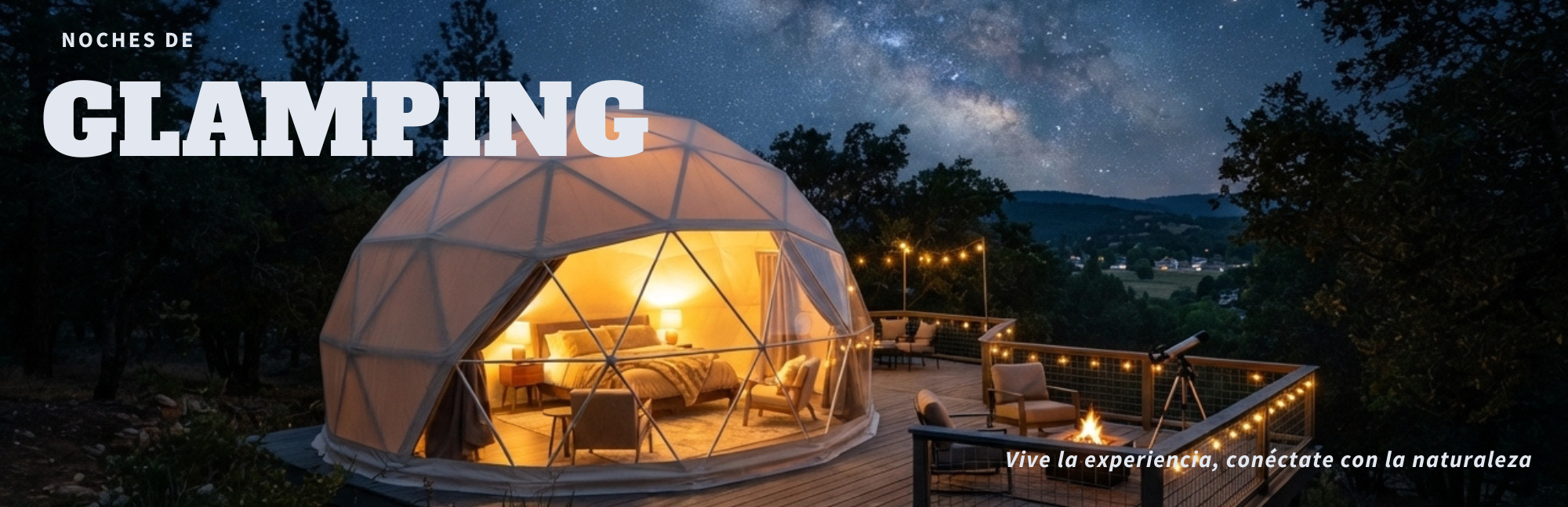Experiencia de glamping